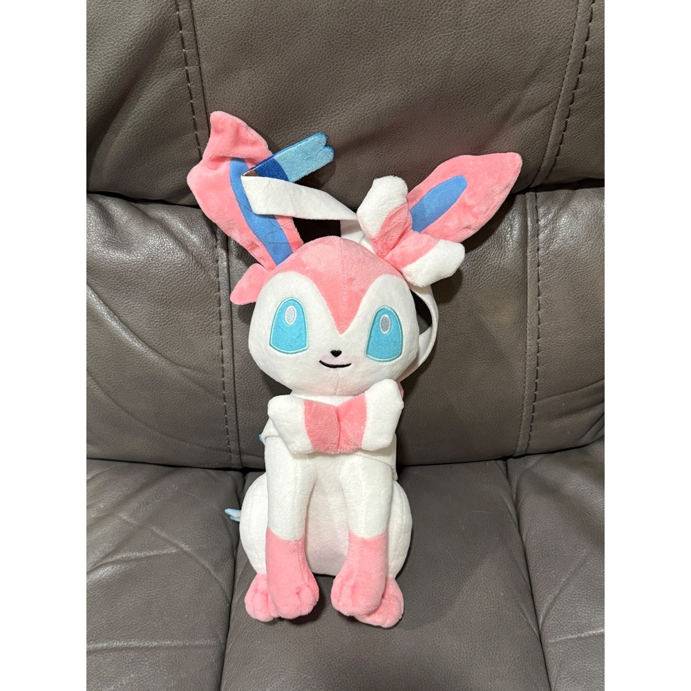 Pokemon Sylveon Plush Pink White Fairy Eeveelution Anime
